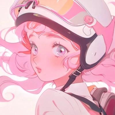 复古漫画风女生头像高清图片32张