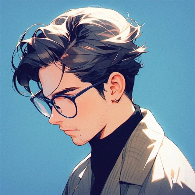 高级感成熟稳重帅气动漫男生头像图片