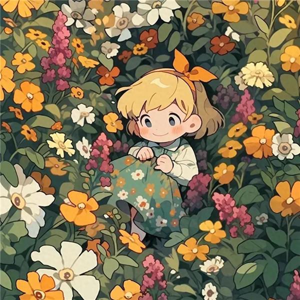 唯美梦幻小孩子治愈系可爱头像图片14张