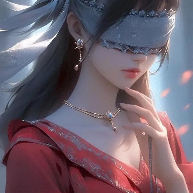 神秘蒙面女生动漫头像图片