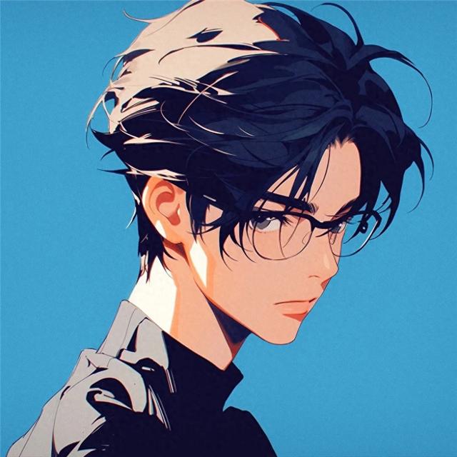 高级感成熟稳重帅气动漫男生头像图片