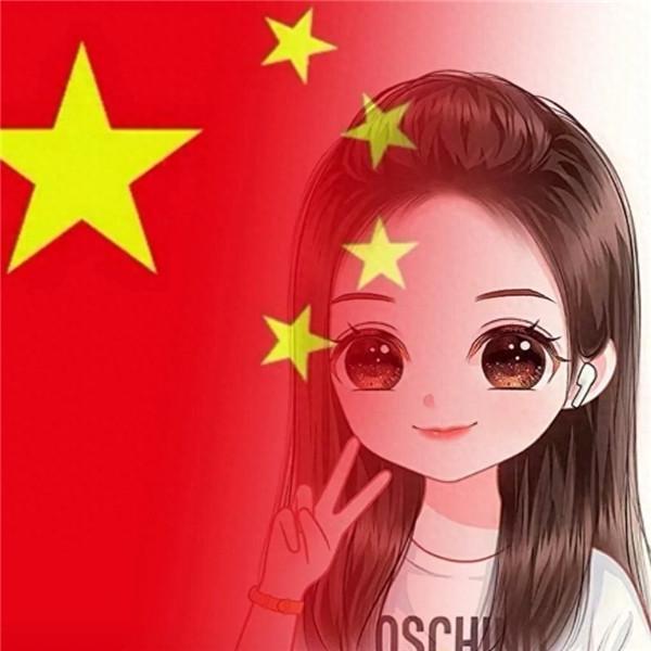 中国国庆节可爱卡通头像图片