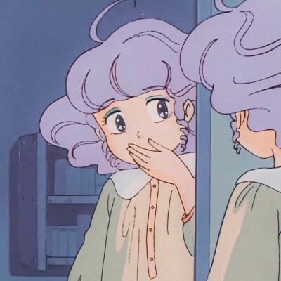 复古漫画风女生头像高清图片32张