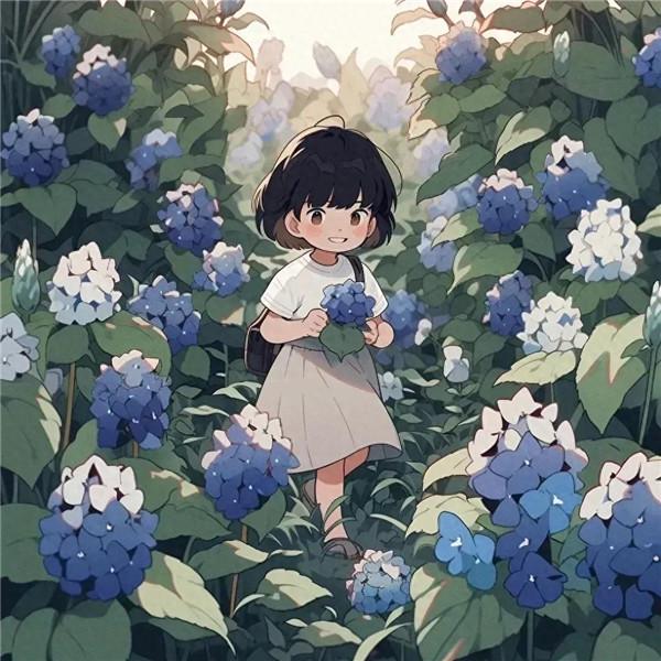 唯美梦幻小孩子治愈系可爱头像图片14张