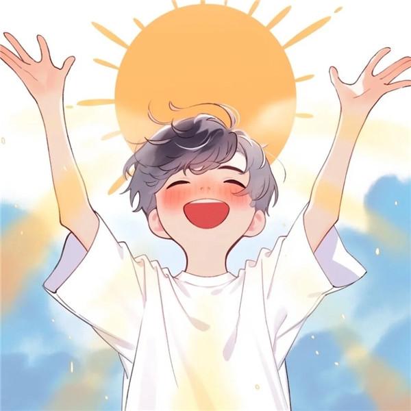 动漫男生好运可爱高清头像图片