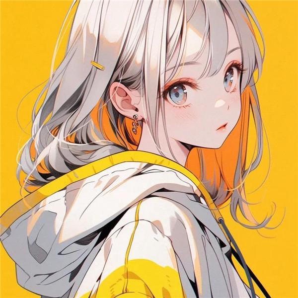 黄色系超酷动漫男女头像图片（精选11张）