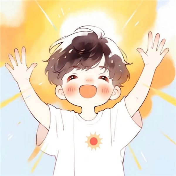 动漫男生好运可爱高清头像图片