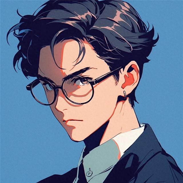 高级感成熟稳重帅气动漫男生头像图片