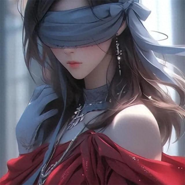 神秘蒙面女生动漫头像图片