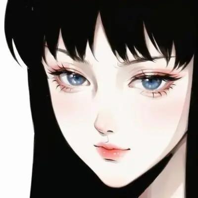 复古漫画风女生头像高清图片32张
