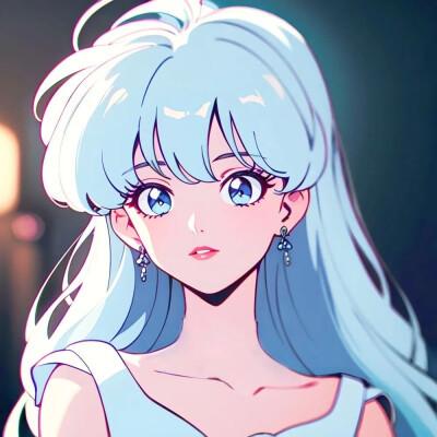 复古漫画风女生头像高清图片32张