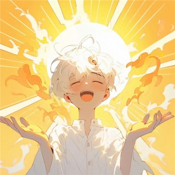 动漫男生好运可爱高清头像图片