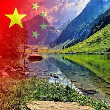 青山绿水国庆专用风景头像图片32张，太美啦！