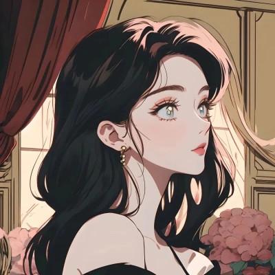 100张女生头像动漫ins高级质感