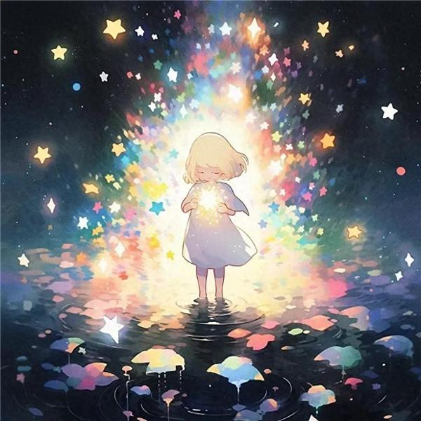 唯美梦幻小孩子治愈系可爱头像图片14张