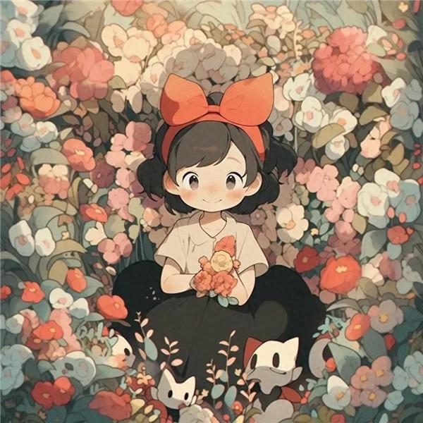 唯美梦幻小孩子治愈系可爱头像图片14张