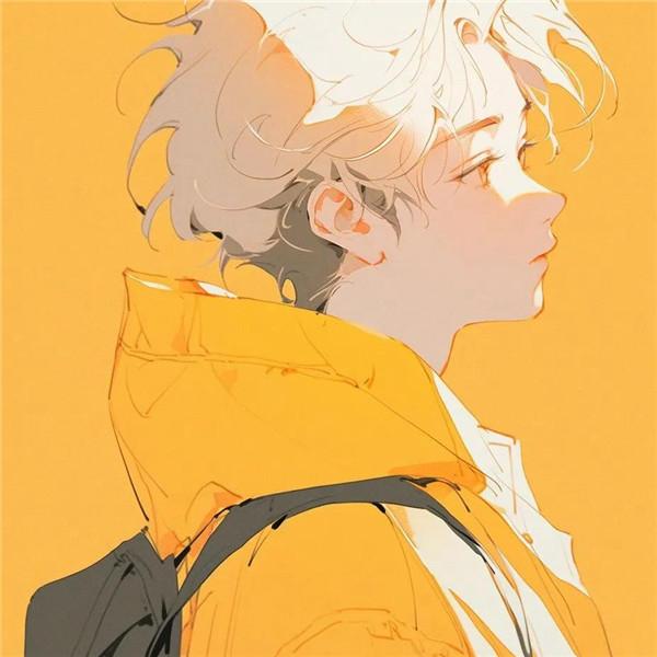 黄色系超酷动漫男女头像图片（精选11张）