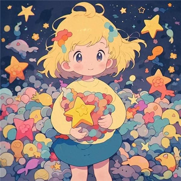 唯美梦幻小孩子治愈系可爱头像图片14张