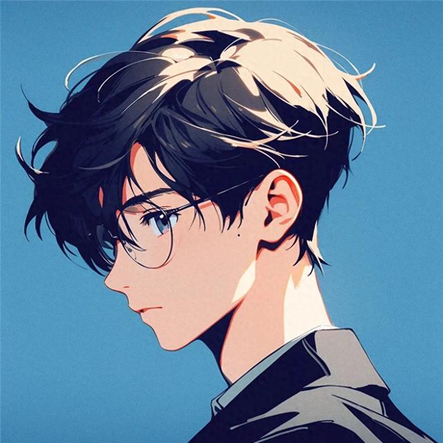 高级感成熟稳重帅气动漫男生头像图片