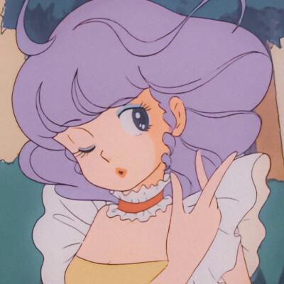 复古漫画风女生头像高清图片32张