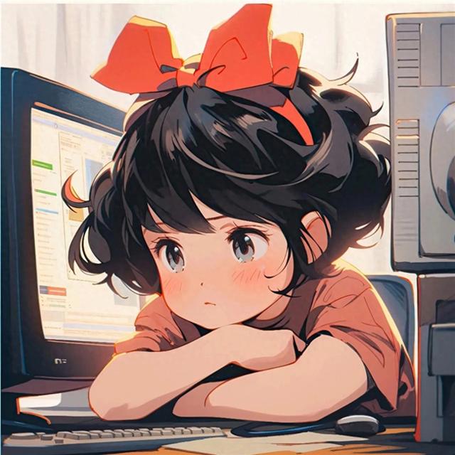 可爱动漫小孩工作头像图片精选
