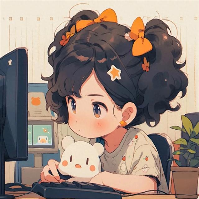 可爱动漫小孩工作头像图片精选