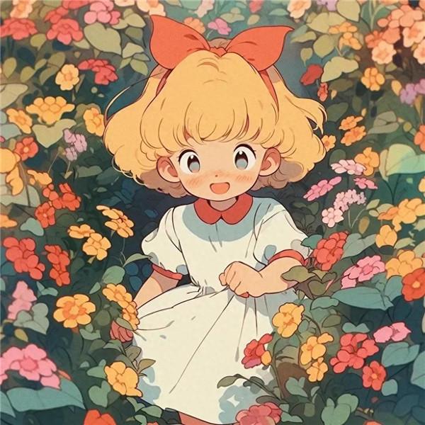 唯美梦幻小孩子治愈系可爱头像图片14张
