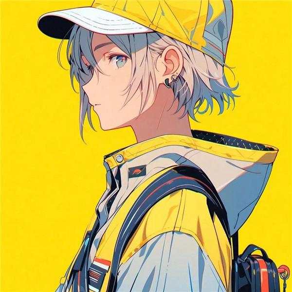 黄色系超酷动漫男女头像图片（精选11张）
