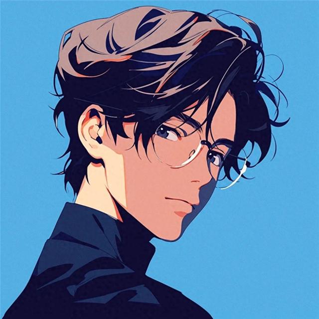 高级感成熟稳重帅气动漫男生头像图片