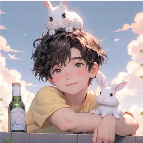 治愈系一男一女可爱动漫情侣头像图片，甜蜜到心扉！