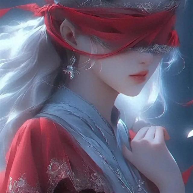 神秘蒙面女生动漫头像图片