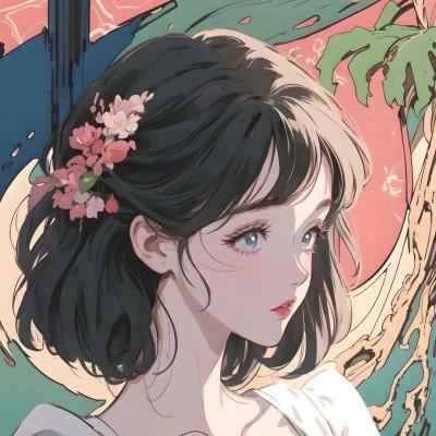 100张女生头像动漫ins高级质感