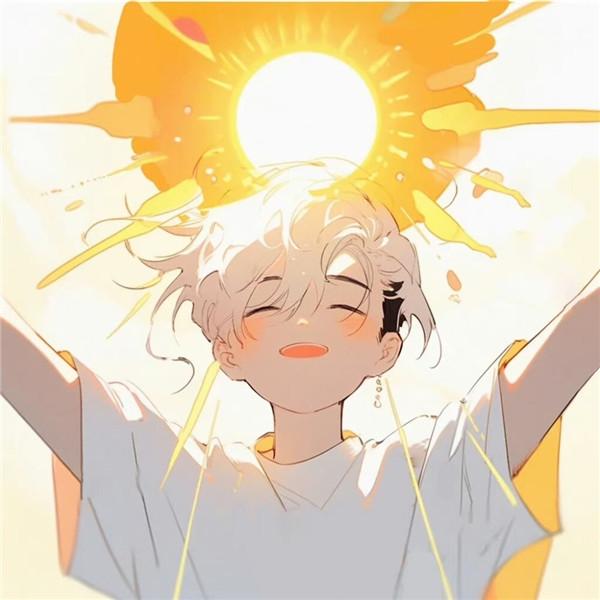 动漫男生好运可爱高清头像图片