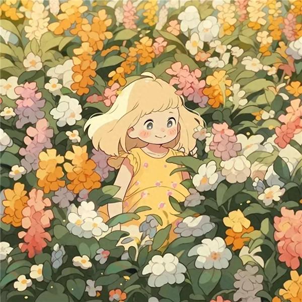 唯美梦幻小孩子治愈系可爱头像图片14张