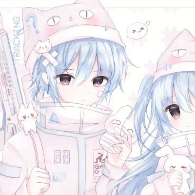 2023情侣头像超甜一对卡通