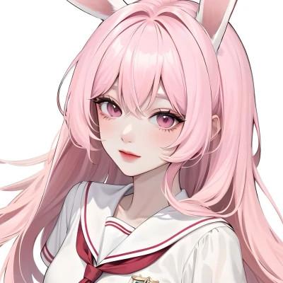 AI动漫美女头像系列图片32张