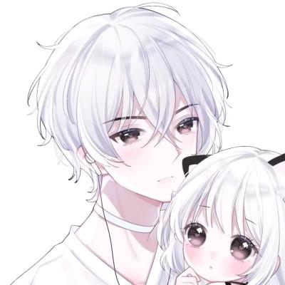 2023情侣头像超甜一对卡通