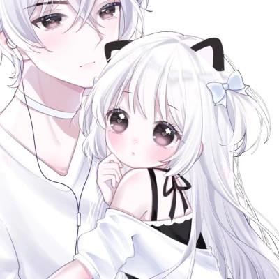 2023情侣头像超甜一对卡通