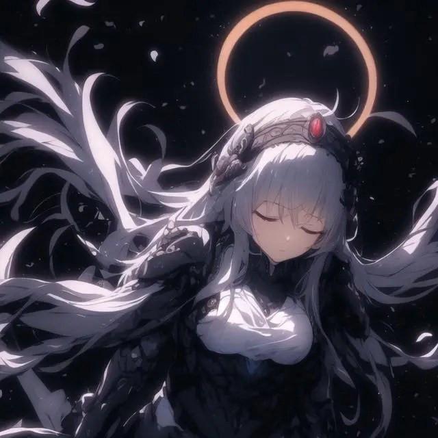 诚挚祈愿动漫少女头像图片，美丽永存