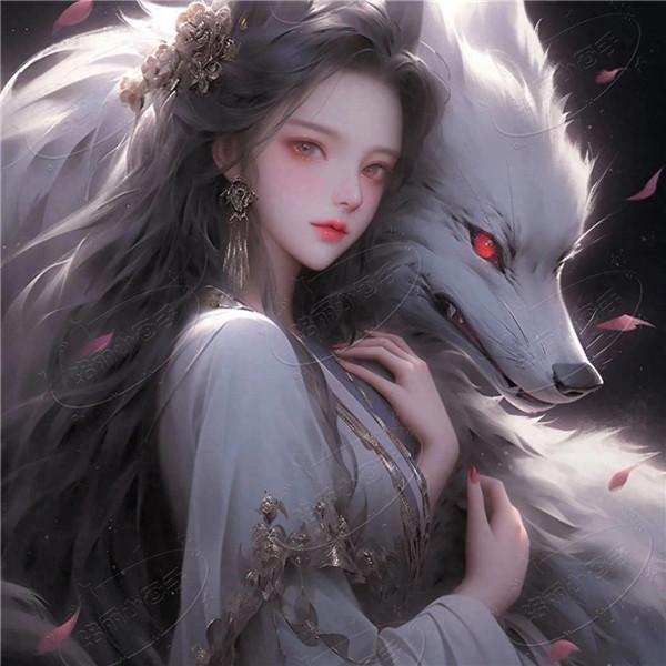 九尾狐动漫头像女生高清图片