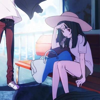 让人瞬间脸红的情侣头像32张