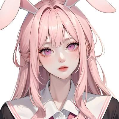 AI动漫美女头像系列图片32张