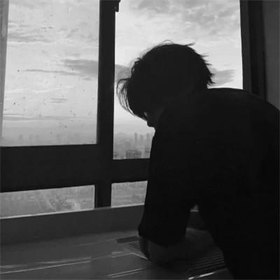 男生2023年头像黑白系列图片