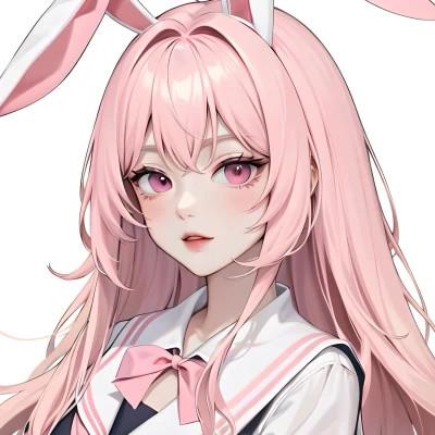 AI动漫美女头像系列图片32张