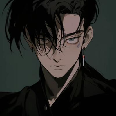 复古旧漫风格高清男生头像图片合集32张