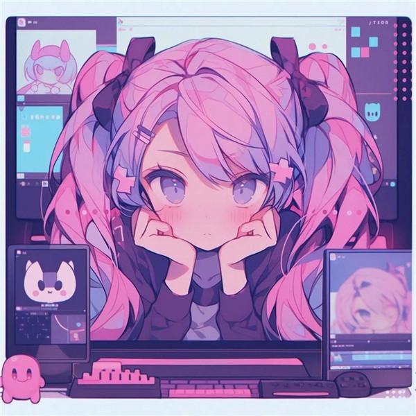超酷电竞少女动漫头像图片（精选15张）