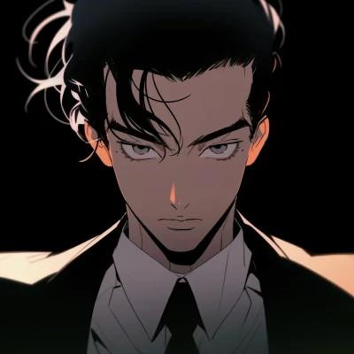 复古旧漫风格高清男生头像图片合集32张