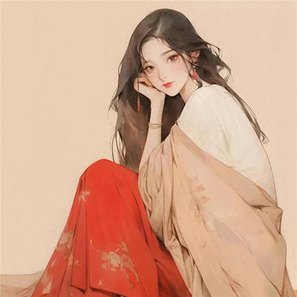 清新淡雅动漫女生头像图片，温婉柔美