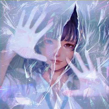 压抑丧系手绘女生头像图片