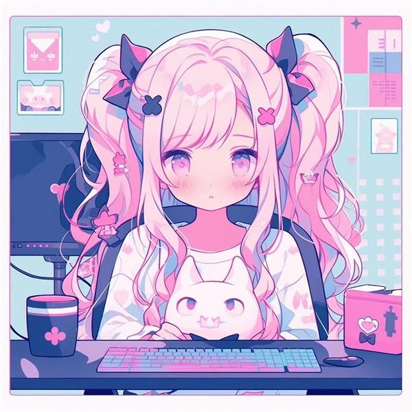超酷电竞少女动漫头像图片（精选15张）